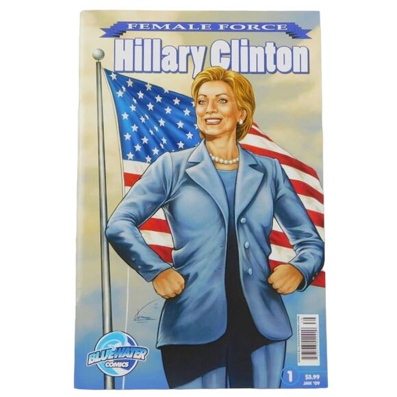BlueWater 2009 Female Force Hillary Clinton Michelle Obama Issue 1 Comic Books - Picture 3 of 4